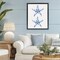 Stupell Industries Vintage Toile Starfish Floating Frame, design by Lettered and Lined